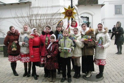 Вечер колядок в Святогорской лавре